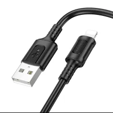 Borofone BX111 Feliz - USB - C típusú kábel - 3A 1 méter fekete