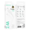 Borofone BX111 Feliz - USB Type-C kábel - 3A 1 méter fehér - 2. kép