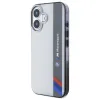 BMW Motorsport IML Vertical Stripe BMHCP16S23HTFEG eredeti tok iPhone 16-hoz szürke - 0. kép