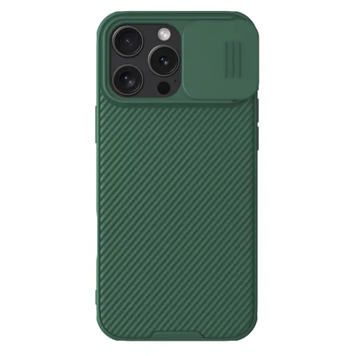 Nillkin CamShield PRO Magnetic Hard tok Apple iPhone 16 Pro Max Sötétzöld