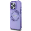 Guess IML Flowers Wreath MagSafe iPhone 16 Pro Max tok - Lila - 0. kép