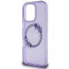 Guess IML Flowers Wreath MagSafe iPhone 16 Pro Max tok - Lila - 4. kép