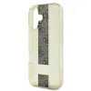 Guess IML Middle 4G Stripe tok iPhone 16-hoz Barna - 2. kép