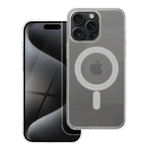 CLEAR MAG COVER tok kompatibilis MagSafe-el iPhone 15 Pro Max-hoz, átlátszó CLEAR MAG COVER tok kompatibilis MagSafe-el iPhone 15 Pro Max-hoz, átlátszó