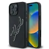  iPhone 16 Pro Fekete Karl Lagerfeld 3D Rubber Bicolor Signature tok thumbnail