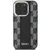 DKNY Kockás Minta MagSafe iPhone 16 Pro Tok - Fekete - 1. kép