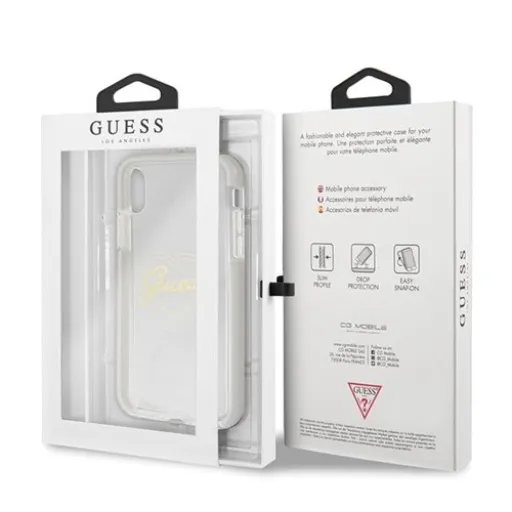 Guess Heart ShockProof tok iPhone X/Xs arany (GUHCPXSHGO)