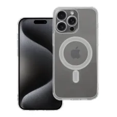 CLEAR MAG COVER tok kamera védelemmel, MagSafe kompatibilis, IPHONE 15 Pro Max, átlátszó