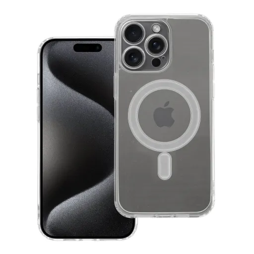 CLEAR MAG COVER tok kamera védelemmel, MagSafe kompatibilis, IPHONE 15 Pro Max, átlátszó CLEAR MAG COVER tok kamera védelemmel, MagSafe kompatibilis, IPHONE 15 Pro Max, átlátszó