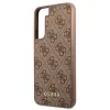 GUESS tok Samsung Galaxy S22 GUHCS22SG4GFBR (4G Metal Arany Logó) barna - 4. kép