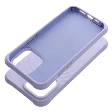 Silicone Zephyr Mag tok kompatibilis MagSafe-fel iPHONE 15 PRO MAX lila
