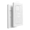Silicone Zephyr Mag tok kompatibilis MagSafe iPhone 15 Pro Max fehér - 4. kép