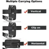 Vertical univerzális fliptok OXFORD 1-es modell IPHONE 5 / 5S / 5SE / 5C / OPPO A71 fekete - 4. kép