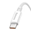 Baseus Superior USB - USB-C kábel, 100W, 1m (fehér) - 4. kép