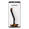 LCD kijelző + érintőegység Huawei Y6 Prime 2018 fekete (logó nélkül) - 0. kép