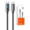 Mcdodo CA-5740 USB-C to USB-C kábel, 100W 1.2m (fekete) - 2. kép