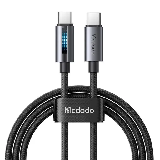 Mcdodo CA-5740 USB-C to USB-C kábel, 100W 1.2m (fekete)