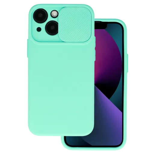 Camshield Soft iPhone 16 tok - Menta