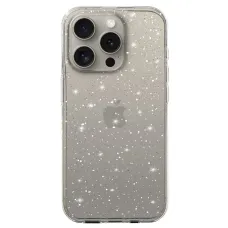 Crystal Glitter tok iPhone 16 Pro Silver tok