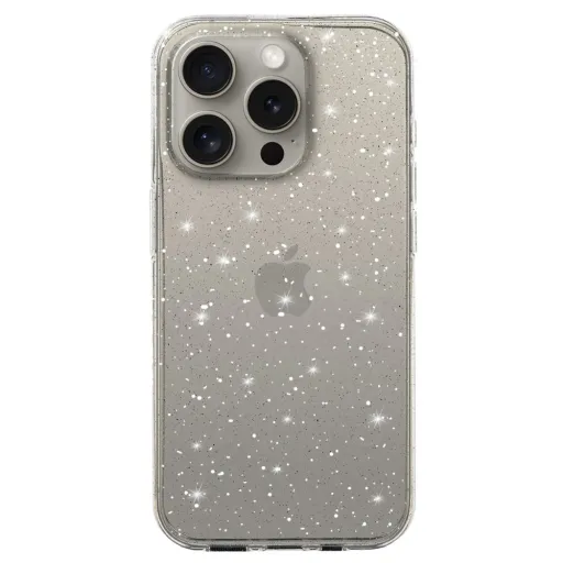 Crystal Glitter tok iPhone 16 Pro Silver tok