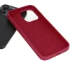 Silicone Lite tok iPhone 16 burgundy - 2. kép