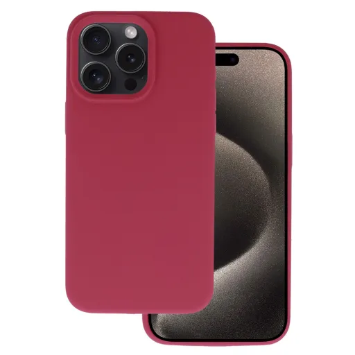 Silicone Lite tok iPhone 16 burgundy