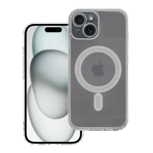 CLEAR MAG COVER tok kameravédelemmel MagSafe kompatibilitással iPhone 15 áttetsző CLEAR MAG COVER tok kameravédelemmel MagSafe kompatibilitással iPhone 15 áttetsző