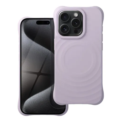 Silicone Zephyr Mag Tok kompatibilis MagSafe do iPHONE 15 PRO lila Silicone Zephyr Mag Tok kompatibilis MagSafe do iPHONE 15 PRO lila