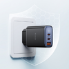 Mcdodo CH-2180 digitális kijelzős hálózati töltő 2xUSB-C + USB-A, 30W (fekete) - 2. kép