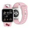 Hello Kitty szilikon cica fej szíj Apple Watch 38/40/41mm - rózsaszín - 2. kép