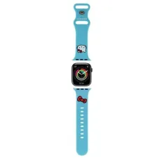 Hello Kitty Szilikon Kitty Fej Apple Watch 38/40/41mm szíj - kék