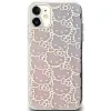 Hello Kitty IML Gradient Electrop Cute Kitty Head tok iPhone 11 - Pink - 1. kép