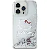 Hello Kitty Liquid Glitter Charms Kitty Head tok iPhone 11 - Ezüst - 1. kép