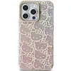 Hello Kitty IML Színátmenetes Aranyozott Hello Kitty Fejes Tok iPhone 14 Pro-hoz - Rózsaszín - 1. kép