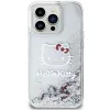 Hello Kitty Liquid Glitter Charms Kitty Head tok iPhone 15 Pro - ezüst - 1. kép