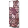 Hello Kitty IML Tags Graffiti tok iPhone 15 - rózsaszín - 4. kép