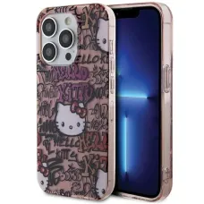 Hello Kitty IML Tags Graffiti tok iPhone 15 Pro Max - rózsaszín