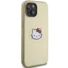 Hello Kitty bőr Kitty fej MagSafe tok iPhone 15 - arany - 2. kép