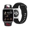 Hello Kitty Szilikon Kitty Fej szíj Apple Watch 38/40/41mm - fekete - 2. kép