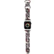 Hello Kitty Szilikon Graffiti szíj Apple Watch 38/40/41mm - bézs