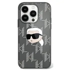 Karl Lagerfeld IML Karl Fej Elektroplated iPhone 16 tok - Fekete