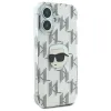 Karl Lagerfeld IML Karl Head Electroplated iPhone 16 tok - Átlátszó - 2. kép