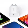 Ugreen fali töltő adapter USB-C PD 3.0 gyors töltés 4.0 18W 3A fehér (60450) - 4. kép