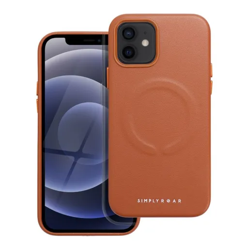 Roar Leather Mag tok - iPhone 12/12 Pro Barna Roar Leather Mag tok - iPhone 12/12 Pro Barna