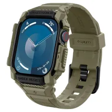 SPIGEN RUGGED ARMOR ”PRO” APPLE WATCH 10 (46 MM) VINTAGE KHAKI tok, szíj