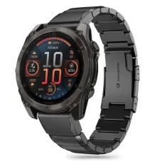 TECH-PROTECT STEELBAND GARMIN FENIX 5X / 5X PLUS / 6X / 6X PRO / 7X / 8 (51 MM) FEKETE