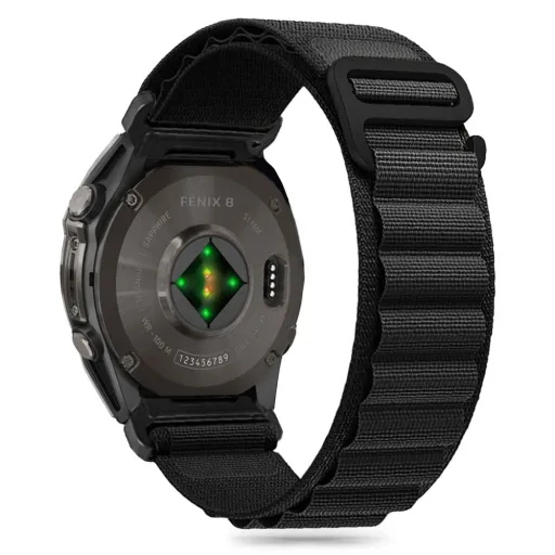 TECH-PROTECT NYLON PRO GARMIN FENIX 5 / 6 / 6 PRO / 7 / 8 (47 MM) / E FEKETE