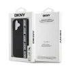 DKNY 3D Rubber Repeat Logo Line tok iPhone 16-ra Fekete - 4. kép