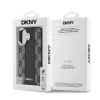 DKNY PU Bőr Kockás Minta Magsafe tok iPhone 16 Fekete - 4. kép