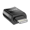 HOCO adapter Type C (anya) - Lightning 8-pin UA17 fekete - 0. kép